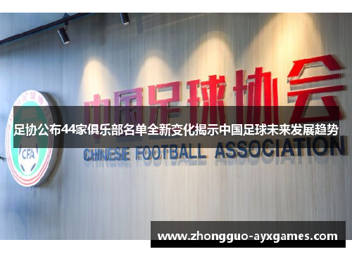 足协公布44家俱乐部名单全新变化揭示中国足球未来发展趋势 足协公布44家俱乐部名单全新变化揭示中国足球未来发展趋势